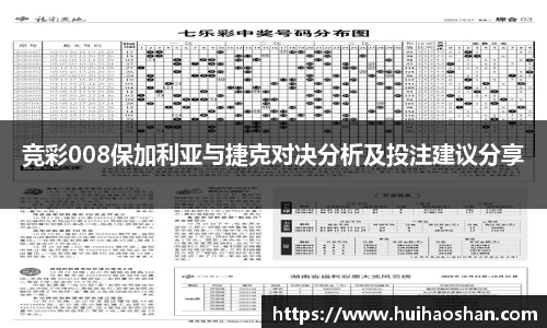 竞彩008保加利亚与捷克对决分析及投注建议分享